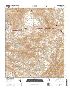 Viejas Mountain 2015 topographic map thumbnail