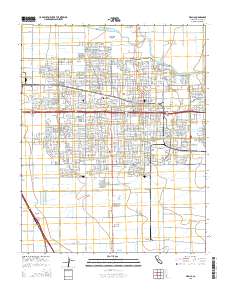 Visalia 2015 topographic map thumbnail