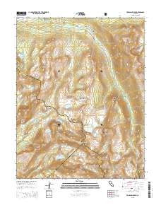 Vogelsang Peak 2015 topographic map thumbnail