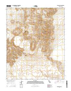 Volcano Peak 2015 topographic map thumbnail