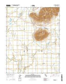 Wahtoke 2015 topographic map thumbnail