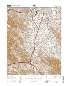 Walnut Creek 2015 topographic map thumbnail