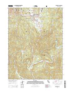 Weaverville 2015 topographic map thumbnail