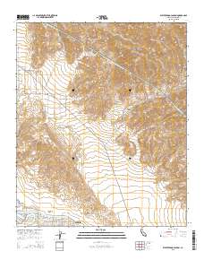 West Berdoo Canyon 2015 topographic map thumbnail