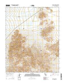 West of Baker 2015 topographic map thumbnail