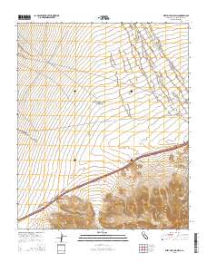 West of Blind Hills 2015 topographic map thumbnail