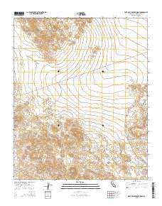 West of Budweiser Wash 2015 topographic map thumbnail