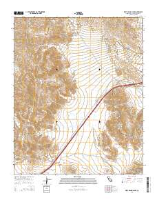 West of Soda Lake 2015 topographic map thumbnail