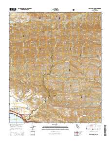 White Ledge Peak 2015 topographic map thumbnail