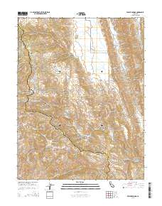 Wilbur Springs 2015 topographic map thumbnail