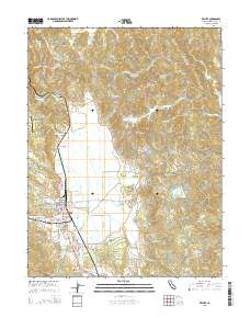 Willits 2015 topographic map thumbnail