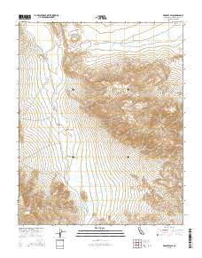 Wingate Pass 2015 topographic map thumbnail