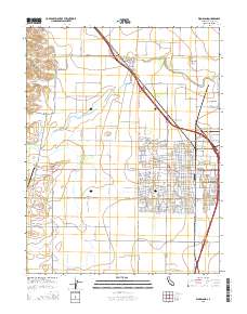Woodland 2015 topographic map thumbnail