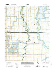 Woodward Island 2015 topographic map thumbnail