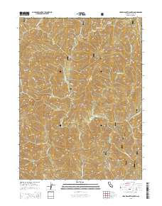 Yellowjacket Mountain 2015 topographic map thumbnail