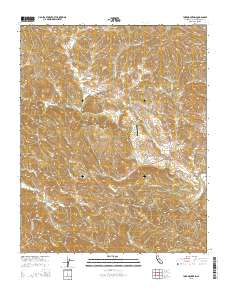 York Mountain 2015 topographic map thumbnail