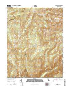 Yosemite Falls 2015 topographic map thumbnail