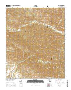 Zaca Lake 2015 topographic map thumbnail