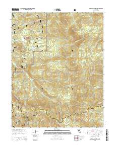 Ackerson Mountain 2015 topographic map thumbnail