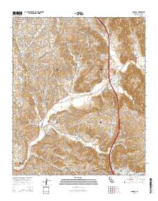 Bonsall 2015 topographic map thumbnail