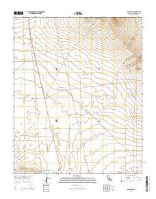 Boron NE 2015 topographic map thumbnail