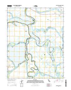 Bouldin Island 2015 topographic map thumbnail