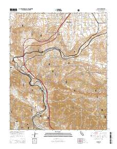 Cajon 2015 topographic map thumbnail