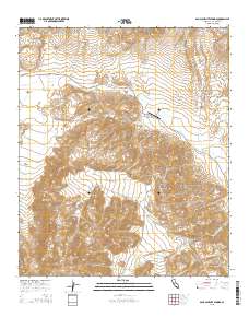 Agua Caliente Springs 2015 topographic map thumbnail