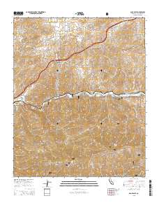 Agua Dulce 2015 topographic map thumbnail