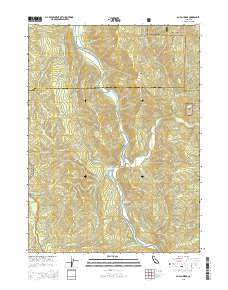 Ah Pah Ridge 2015 topographic map thumbnail