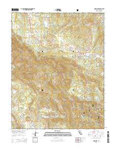 Ahwahnee 2015 topographic map thumbnail