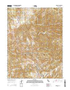 Amador City 2015 topographic map thumbnail