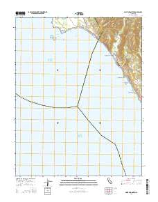 Point Ano Nuevo 2015 topographic map thumbnail
