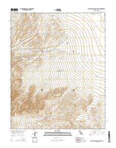 Anvil Spring Canyon East 2015 topographic map thumbnail