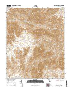 Anvil Spring Canyon West 2015 topographic map thumbnail