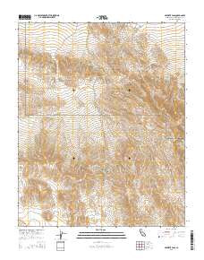 Avawatz Pass 2015 topographic map thumbnail