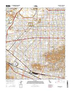 Baldwin Park 2015 topographic map thumbnail