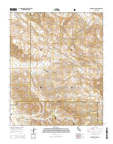Ballinger Canyon 2015 topographic map thumbnail