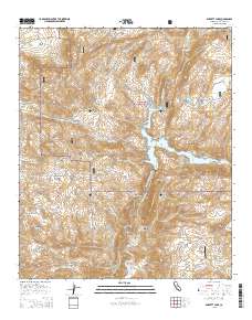 Barrett Lake 2015 topographic map thumbnail