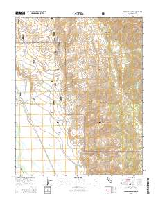 Bee Springs Canyon 2015 topographic map thumbnail