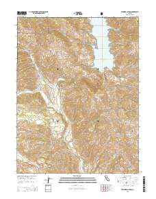 Benmore Canyon 2015 topographic map thumbnail