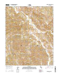Bickmore Canyon 2015 topographic map thumbnail