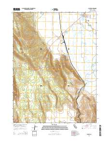 Bieber 2015 topographic map thumbnail