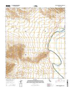Big Maria Mountains NE 2015 topographic map thumbnail