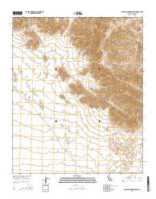 Big Maria Mountains SW 2015 topographic map thumbnail