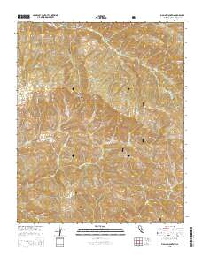Big Pine Mountain 2015 topographic map thumbnail