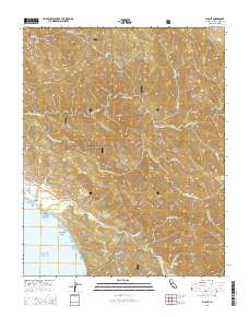 Big Sur 2015 topographic map thumbnail