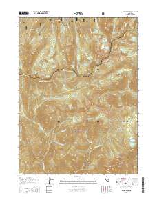 Billys Peak 2015 topographic map thumbnail