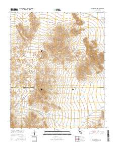 Blackwater Mine 2015 topographic map thumbnail