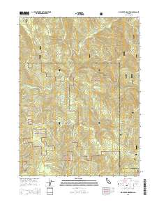 Blue Creek Mountain 2015 topographic map thumbnail